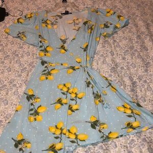 Blue lemon dress